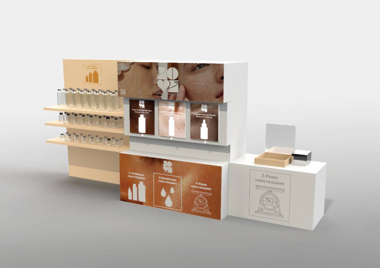 Sephora - machine de remplissage